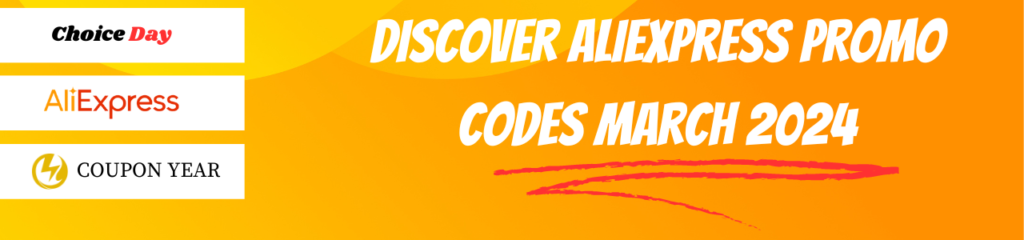 Discover AliExpress promo codes March 2024